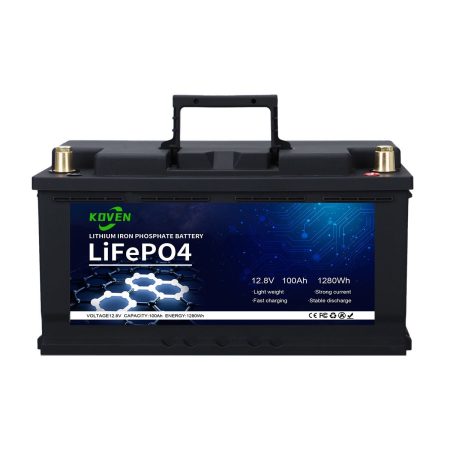 Koven Lithium 100Ah - Under Seat Low Box 12.8V-In Stock