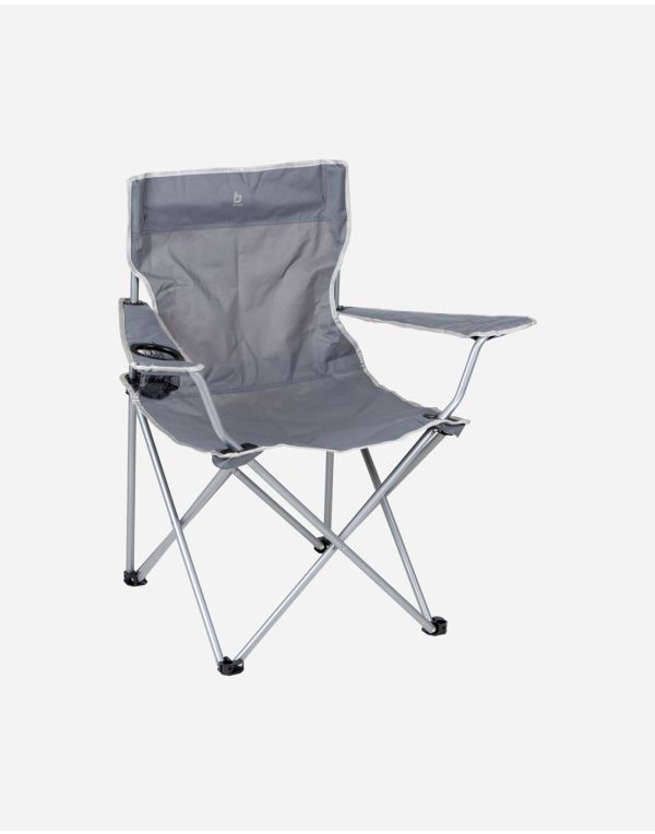 Folding chair - Compact - Steel - Grey- Bo-Camp - 1267192