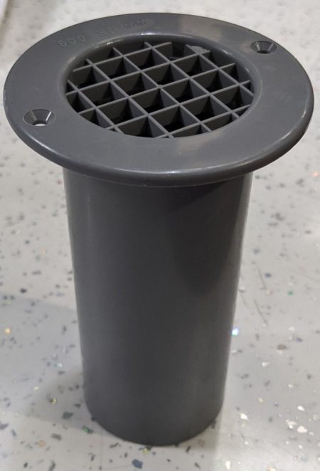 75mm (O/D) Round Gas Vent Long Tail 120mm 7093440