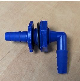 10-12mm Flexi Hose Bulkhead Fitting Elbow