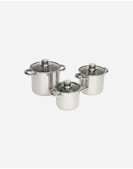 Cookware set - Royal Plus - 3 Pieces - RVS - Bo-Camp - 2100940
