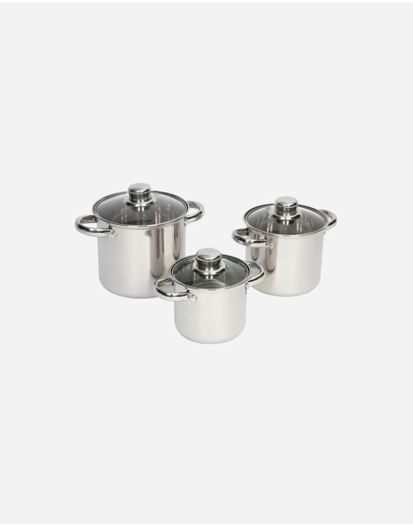 Cookware set - Royal Plus - 3 Pieces - RVS - Bo-Camp - 2100940