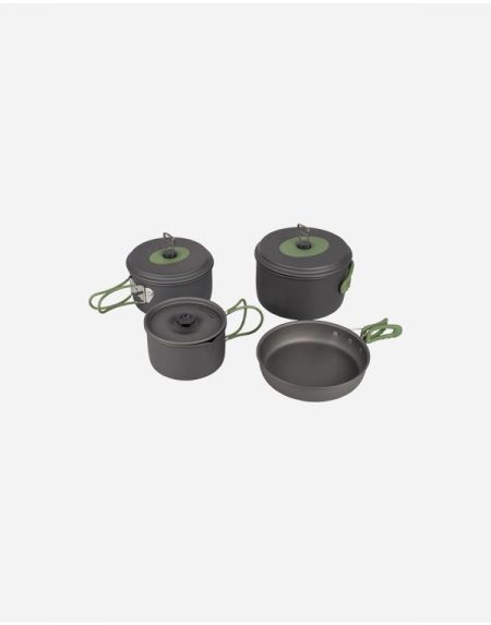 Cookware set - Explorer - 4 Pieces - Hard anodized - Aluminium - Bo-Camp - 2200241