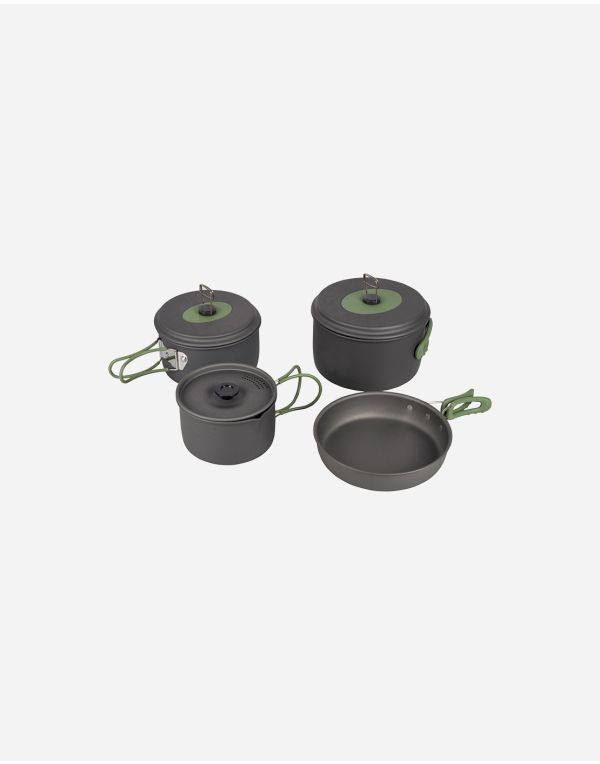 Cookware set - Explorer - 4 Pieces - Hard anodized - Aluminium - Bo-Camp - 2200241