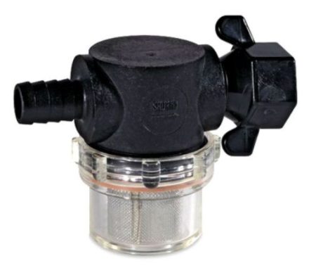Shurflo Pump Filter/strainer 1/2" BSP for use with the Flexible Hose