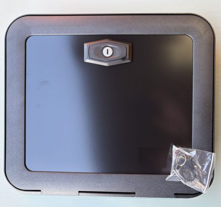 Black Hatch Service Exterior Door - 3JPHD4#B / 30201170109