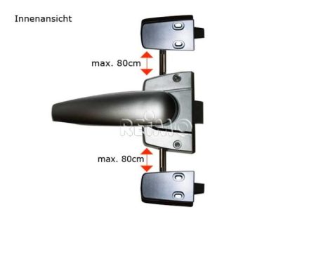 Toilet Lock 3-point locking Matt 52473
