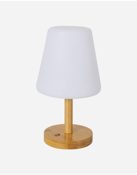 Urban Outdoor collection - Table lamp - Cambridge - M - Bamboo - Rechargeable - 160 Lumen - Bo-Camp - 5818792