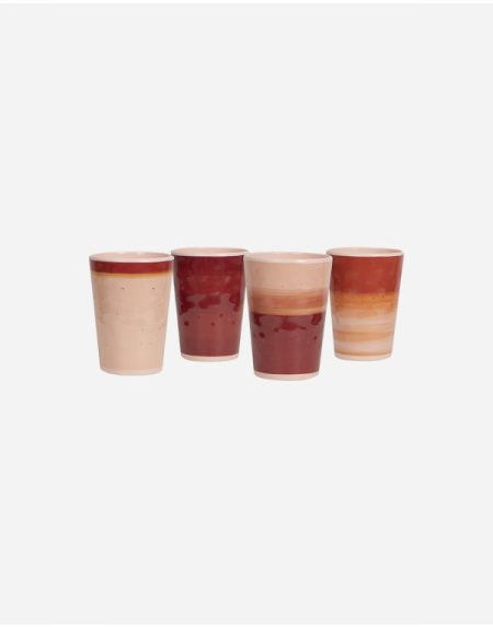 Cup - Halo - Melamine - 4 Pieces - Terra - Bo-Camp - 6181591
