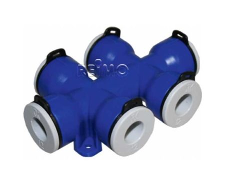 6 Way John Guest Distributor 12mm 650559