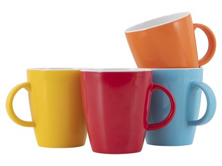Colour Line - Mug - Rainbow - 380 ml - 4 Pieces - Gimex - 6910140