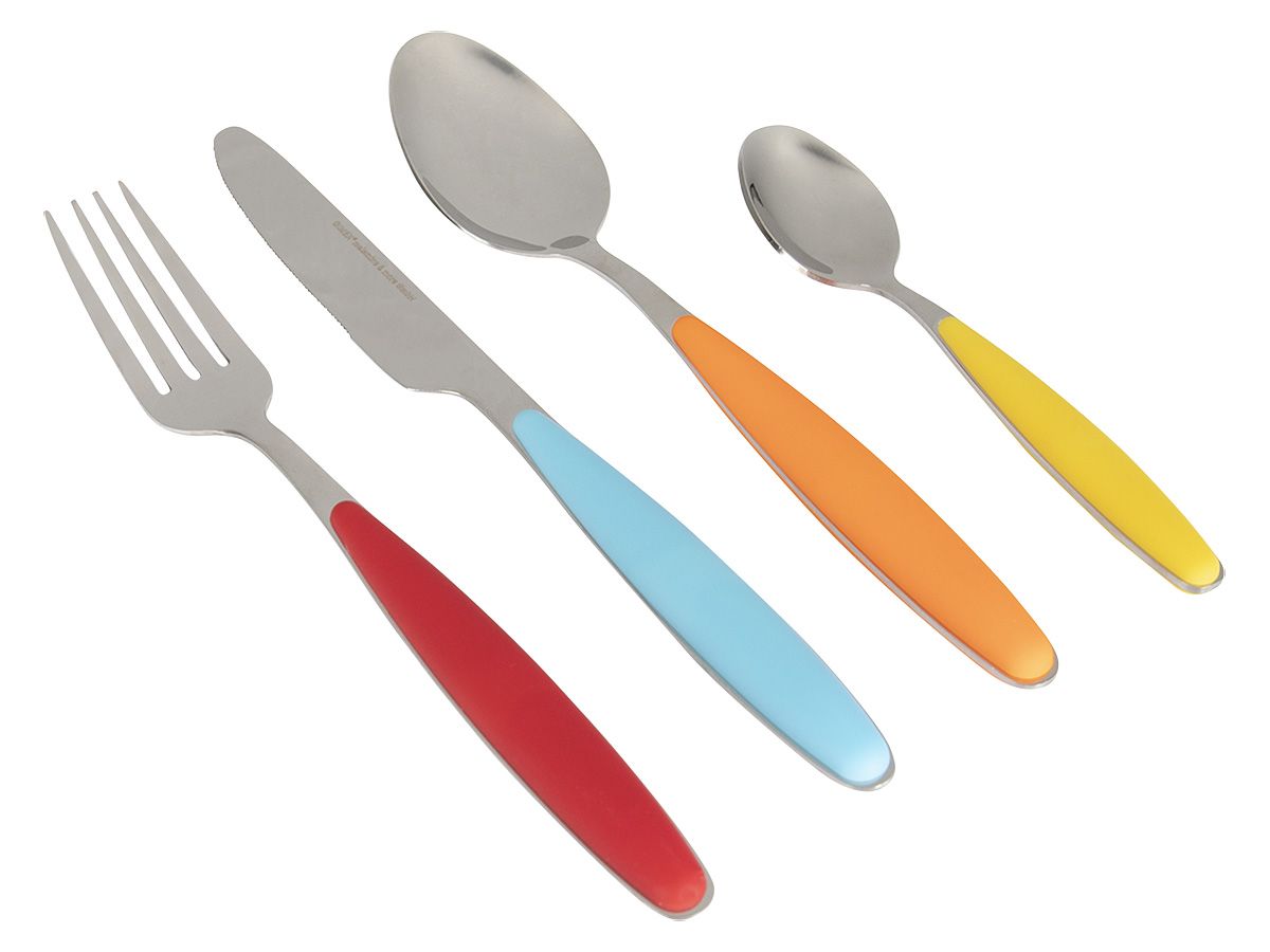 Colour Line - Cutlery - Rainbow - 16 Pieces - Gimex - 6910170