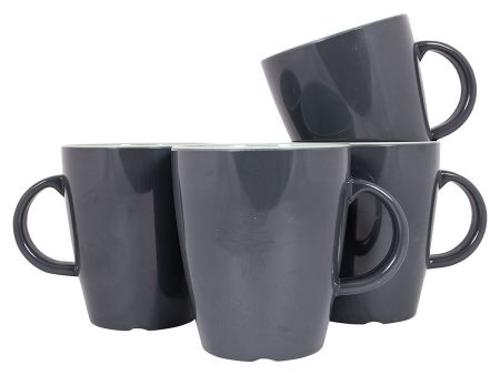 Vivid Line - Mug - Green - 380 ml - 4 Pieces - Gimex - 6912190