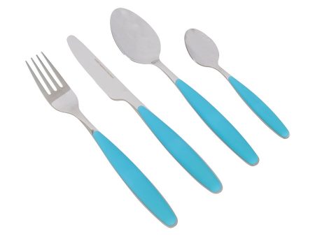 Colour Line - Cutlery - Rainbow - Blue - 4 Pieces - Gimex - 6960915