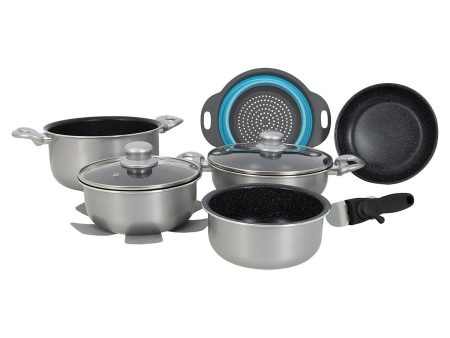 Cookware - Induction - Silver - 9 Pieces - Gimex - 6977226