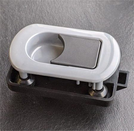 Princess Catch - Satin Chrome with Black Paddle 8574999