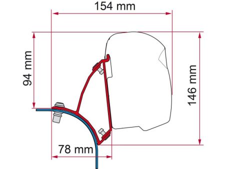 Kit VW T5 / T6 Lift Roof - Deep Black - RHD F43 A0017169 98655A160
