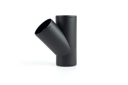 Y-shaped air pipe adapter 75mm 45' p9120