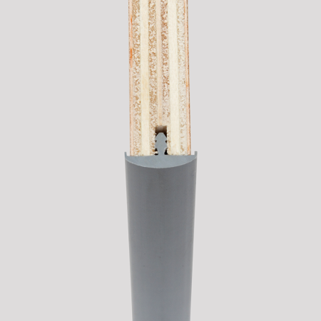 T-Trim Double Lipped- Dark Grey- Trade Roll MCX602698