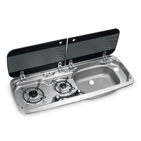 Dometic MO9222- Newest Model Right Hand Sink w Gas Lid Shut Off