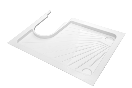 Shower Tray and Surround Long - W5000 Freucamp STC