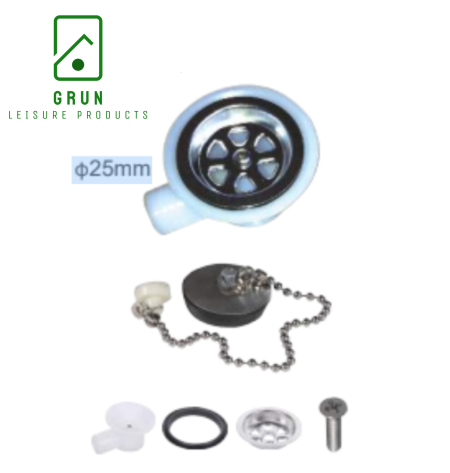 Sink Waste with 25mm Outlet GRP21