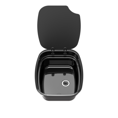 Thetford Argent Black Enamel Bowl- Black Lid SBL1053-SP