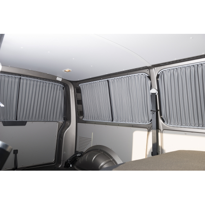 3 Window Set Grey-W Tailgate for SWB or LWB VW T5/T6 Blackout - VW13001