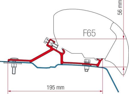 Renault Master H2 After 2010- F80S Adapter QQ108325E / 98655-881