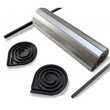 Tambour Door Black 550 by 650