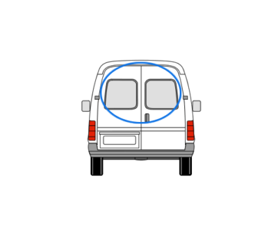 Barn Door Pair - Ford Transit 2000-2013 TRAN00BPL/BPR