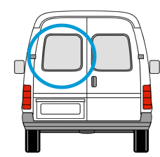 N/S Barn Door - Ford Transit 2000-2013 TRAN00BPL