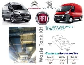 Fiat Ducato 2006 on Underbody Waste Water Tank Kit CAK-224W